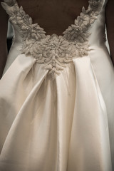 detalle de vestido de novia