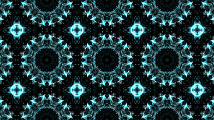 Geometric kaleidoscope multicolored seamless pattern. Abstract background. Beautiful multicolor kaleidoscope texture. Unique kaleidoscope design. Illustration for design.