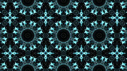 Fototapeta premium Geometric kaleidoscope multicolored seamless pattern. Abstract background. Beautiful multicolor kaleidoscope texture. Unique kaleidoscope design. Illustration for design.
