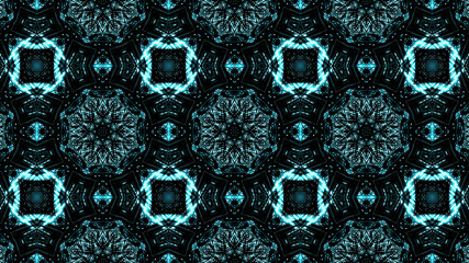 Geometric kaleidoscope multicolored seamless pattern. Abstract background. Beautiful multicolor kaleidoscope texture. Unique kaleidoscope design. Illustration for design.