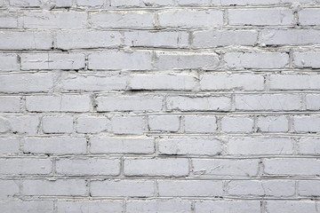 The background of the old white brick wall.