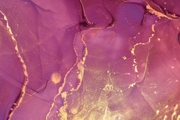 Alcohol ink colors translucent. Abstract multicolored marble texture background. Design wrapping...