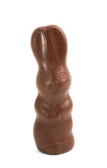 chocolate bunny isolated