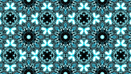 Abstract kaleidoscope background. Beautiful multicolor kaleidoscope texture. Unique kaleidoscope design. 