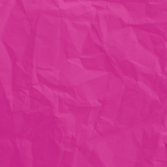 Pink paper. Paper crumpled texture