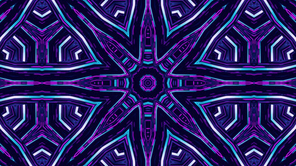 Geometric kaleidoscope multicolored seamless pattern. Abstract background. Beautiful multicolor kaleidoscope texture. Unique kaleidoscope design. Illustration for design.
