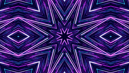 Geometric kaleidoscope multicolored seamless pattern. Abstract background. Beautiful multicolor kaleidoscope texture. Unique kaleidoscope design. Illustration for design.