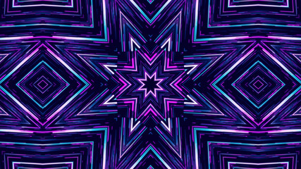 Geometric kaleidoscope multicolored seamless pattern. Abstract background. Beautiful multicolor kaleidoscope texture. Unique kaleidoscope design. Illustration for design.