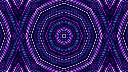 Geometric kaleidoscope multicolored seamless pattern. Abstract background. Beautiful multicolor kaleidoscope texture. Unique kaleidoscope design. Illustration for design.