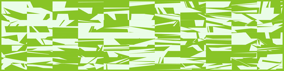 Obraz premium Abstract Random Color Poligones Generative Art background illustration