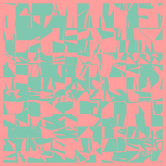 Abstract Random Color Poligones Generative Art background illustration