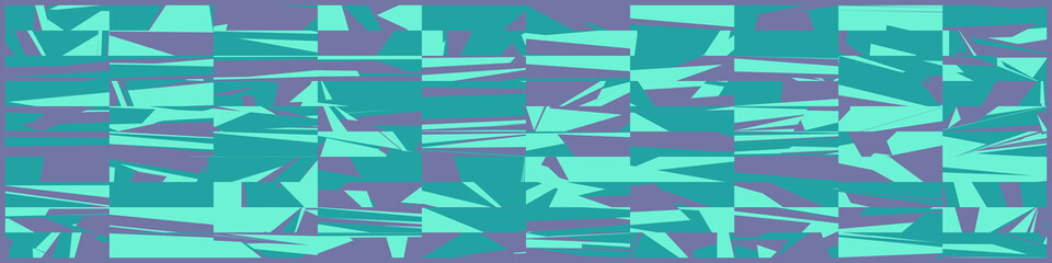 Abstract Random Color Poligones Generative Art background illustration