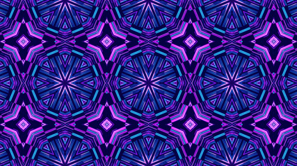 Trendy Beautiful Artistic Kaleidoscope Exotic Abstract Pattern. Bright And Colorful Original Stylish Floral Background Print, Illustration Of Kaleidoscope
