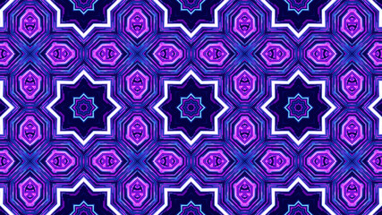 Trendy Beautiful Artistic Kaleidoscope Exotic Abstract Pattern. Bright And Colorful Original Stylish Floral Background Print, Illustration Of Kaleidoscope