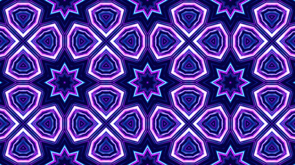 Trendy Beautiful Artistic Kaleidoscope Exotic Abstract Pattern. Bright And Colorful Original Stylish Floral Background Print, Illustration Of Kaleidoscope