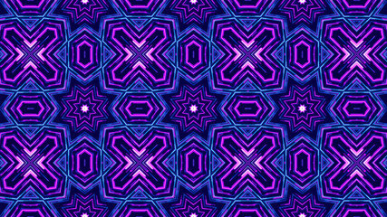 Trendy Beautiful Artistic Kaleidoscope Exotic Abstract Pattern. Bright And Colorful Original Stylish Floral Background Print, Illustration Of Kaleidoscope