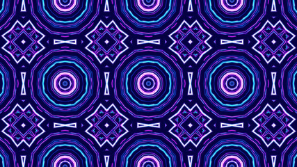 Trendy Beautiful Artistic Kaleidoscope Exotic Abstract Pattern. Bright And Colorful Original Stylish Floral Background Print, Illustration Of Kaleidoscope