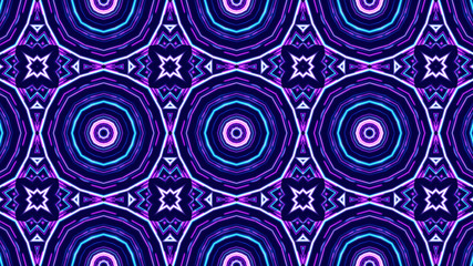 Trendy Beautiful Artistic Kaleidoscope Exotic Abstract Pattern. Bright And Colorful Original Stylish Floral Background Print, Illustration Of Kaleidoscope