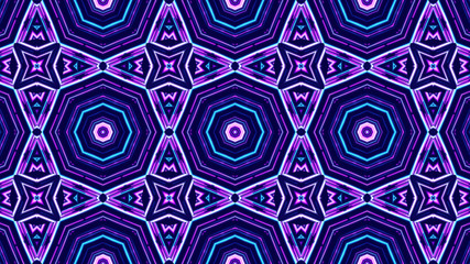 Trendy Beautiful Artistic Kaleidoscope Exotic Abstract Pattern. Bright And Colorful Original Stylish Floral Background Print, Illustration Of Kaleidoscope