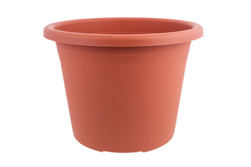 Plastic flower pot