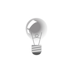 The light bulb icon And creative thinking, analytical thinking for processing. Light bulb icon vector. ideas symbol illustration.