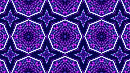Trendy Beautiful Artistic Kaleidoscope Exotic Abstract Pattern. Bright And Colorful Original Stylish Floral Background Print, Illustration Of Kaleidoscope