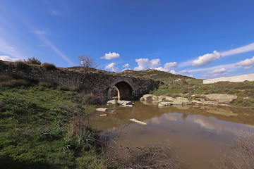 Fototapeta na wymiar Izmir / Old Foca Old Stone Bridge