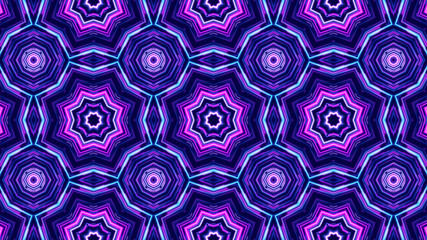 kaleidoscope sequence patterns. 4k Abstract multicolored motion graphics background. Or for yoga, clubs, shows, mandala, fractal animation. Beautiful bright ornament. Seamless loop.