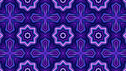kaleidoscope sequence patterns. 4k Abstract multicolored motion graphics background. Or for yoga, clubs, shows, mandala, fractal animation. Beautiful bright ornament. Seamless loop.