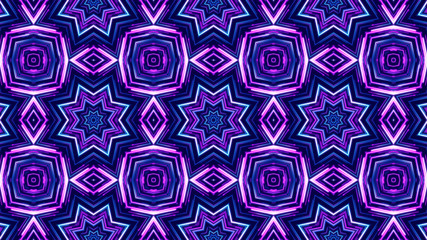 kaleidoscope sequence patterns. 4k Abstract multicolored motion graphics background. Or for yoga, clubs, shows, mandala, fractal animation. Beautiful bright ornament. Seamless loop.