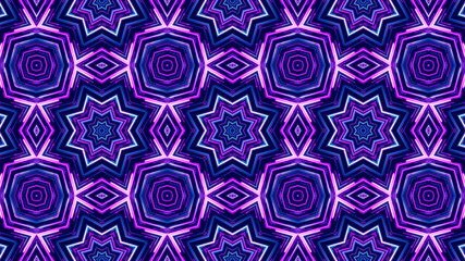kaleidoscope sequence patterns. 4k Abstract multicolored motion graphics background. Or for yoga, clubs, shows, mandala, fractal animation. Beautiful bright ornament. Seamless loop.
