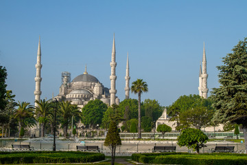 Fototapeta na wymiar Istanbul, Turkey. The Blue Mosque