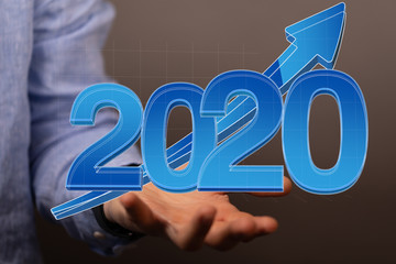 year 2020 business solution concept