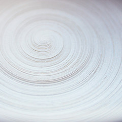 Circular ripples in the bottom of a bowl
