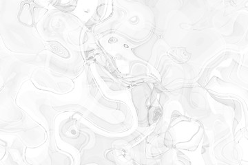 Chaotic black lines on a white background.