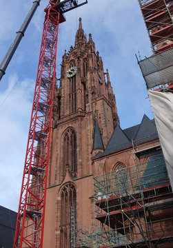 Kranunfall am Frankfurter Dom
