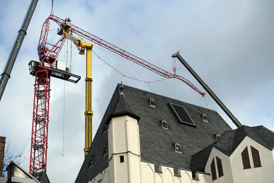 Kranunfall am Frankfurter Dom