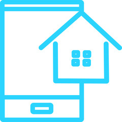 Real estate, smart home technology, medical home, love home  vector icon. Smart house automation control system symbol. Modern infographic icon for web, mobile apps and ui design.