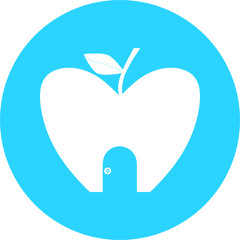 Real estate, smart home technology, medical home, love home  vector icon. Smart house automation control system symbol. Modern infographic icon for web, mobile apps and ui design.