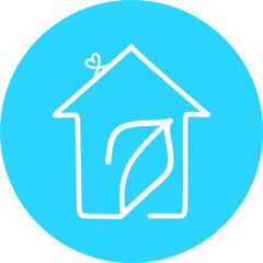 Real estate, smart home technology, medical home, love home  vector icon. Smart house automation control system symbol. Modern infographic icon for web, mobile apps and ui design.