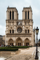 Naklejka na ściany i meble Notre Dame Cathedral, Paris, France