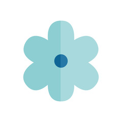 Isolated flower flat style icon vector design