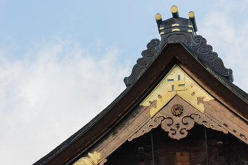 寺院の屋根