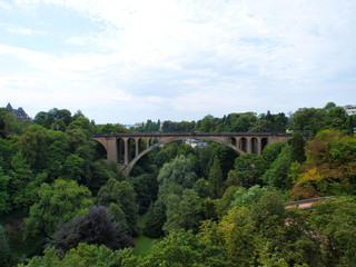 Fototapeta na wymiar Scenic views of Luxembourg City, Luxembourg