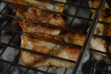 Tasty and juicy chicken meat