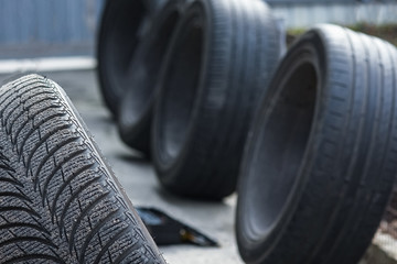 wheel tire pattern for auto background