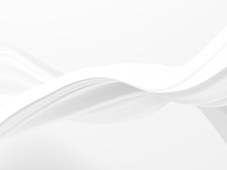 White abstract liquid wavy background