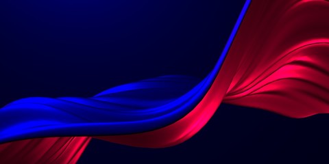 Colorful Liquid metallic wavy background