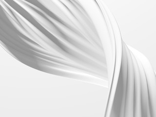 White abstract liquid wavy background