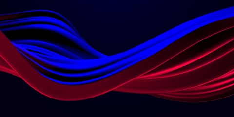 Colorful Liquid metallic wavy background